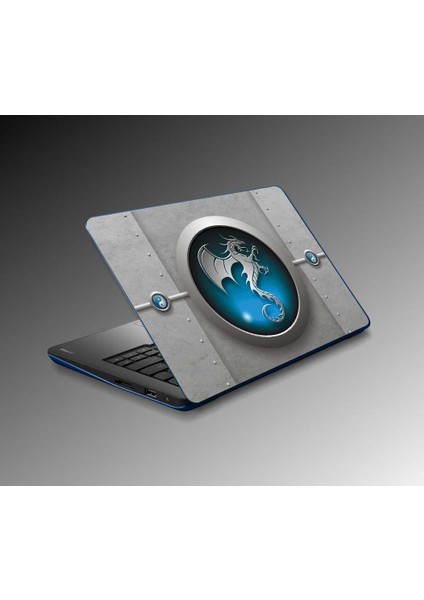 Laptop Sticker Notebook Pc Kaplama Etiketi Dragon