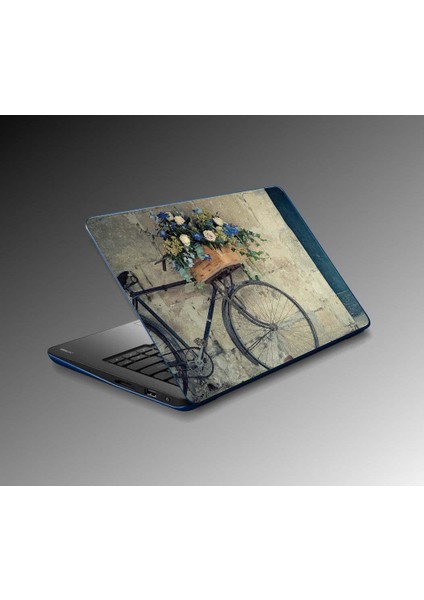 Laptop Sticker Notebook Pc Kaplama Etiketi Bisiklet Çiçekler