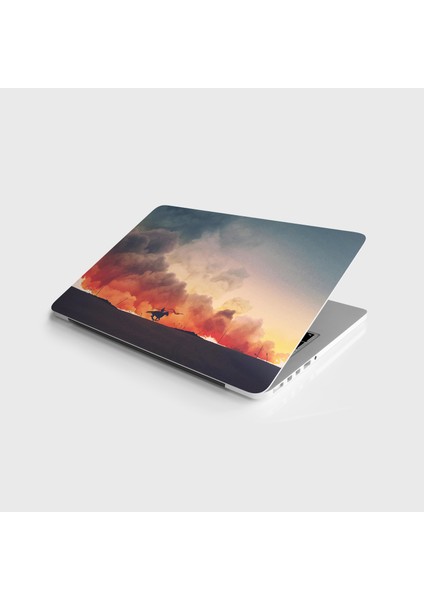 Laptop Sticker Notebook Pc Kaplama Etiketi Field Of Fire