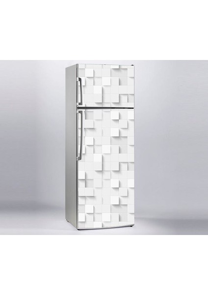 Buzdolabı Sticker Kaplama Dolap Kaplama Etiketi 3 Boyutlu Küpler