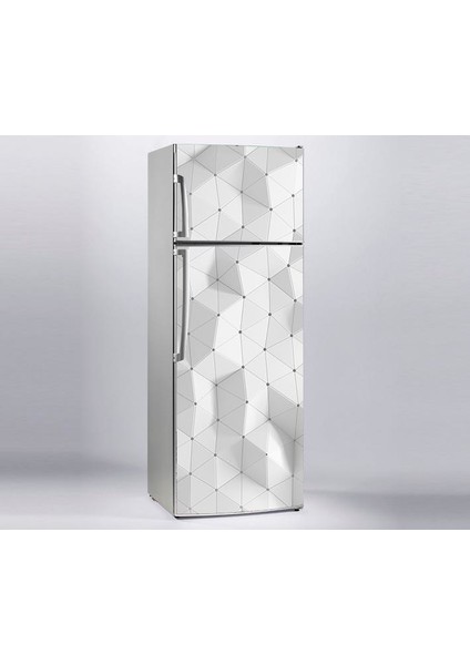 Buzdolabı Sticker Kaplama Dolap Kaplama Etiketi 3 Boyutlu Geometrik