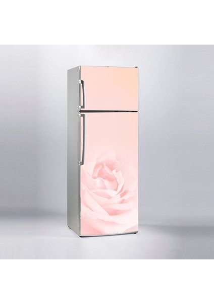 Buzdolabı Sticker Kaplama Dolap Kaplama Etiketi Pembe Gül