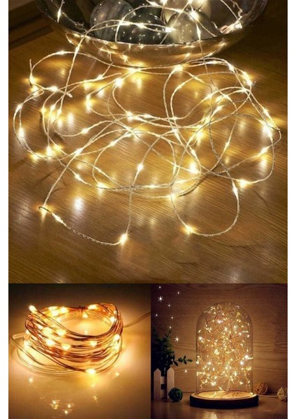 Peri LED Işık 10 Metre (Sarı)