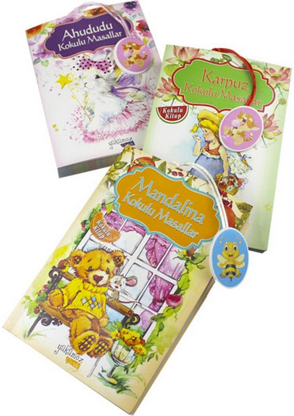 Yakamoz Mandalina, Ahududu ve Karpuz Kokulu Masallar - 3 Kitap