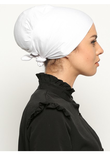 Dikişsiz Bone -Beyaz - Ecardin fırsatları