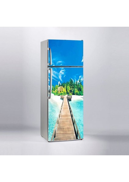 Buzdolabı Sticker Kaplama Dolap Kaplama Etiketi Ada