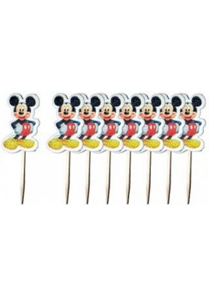 Mickey Mouse Temalı Kürdan 20'li Paket