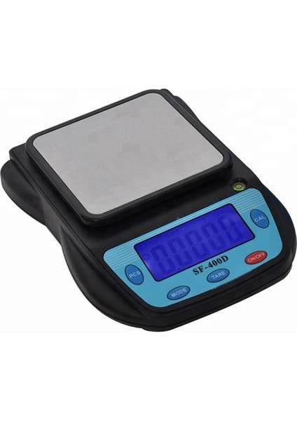 Tekno Istanbul Büyük Ekran Tartı Takı Laboratuvar Kağıt Ağırlık Sehpası Ölçeği (Kapasite: 600gr.)
