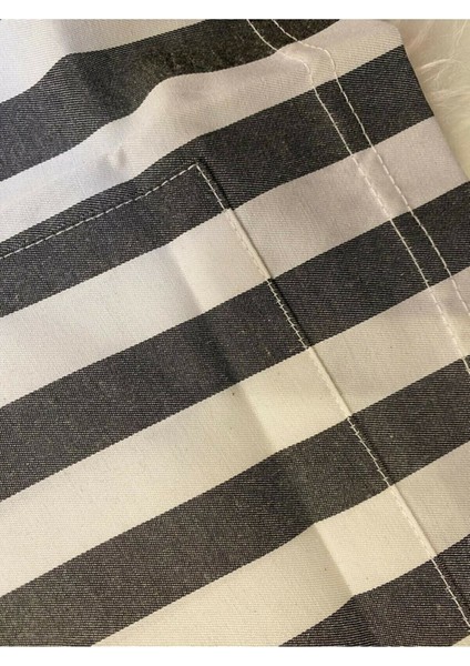 4007 Gaffur Çizgili Erkek Pijama Takımı Poplin