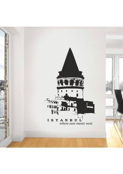 Atalya Reklam Galata Kulesi Sticker ( 115X70 cm )