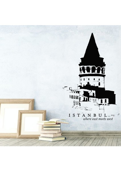 Atalya Reklam Galata Kulesi Sticker ( 115X70 cm )