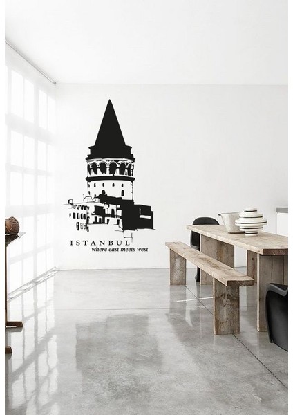 Atalya Reklam Galata Kulesi Sticker ( 115X70 cm )