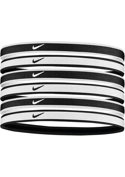 N.100.2021.176.OS Swoosh Sport Headbands 6 Pk Tıpped 6lı Saç Ipi