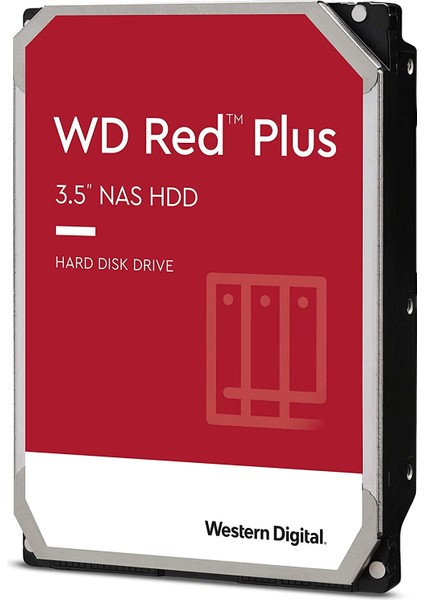 6tb Wd Red Plus Nas Internal Hard Drive HDD - 5640 Rpm, Sata 128 MB WD60EFZX Harddisk