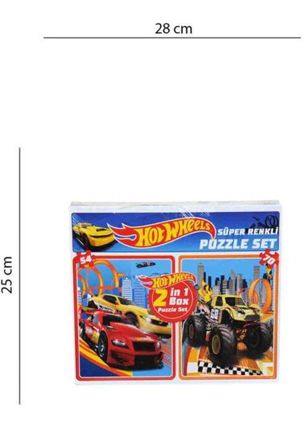 Hot Wheels 2in 70 Parça Puzzle