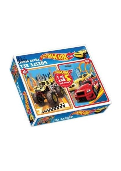 Hot Wheels 2in 70 Parça Puzzle