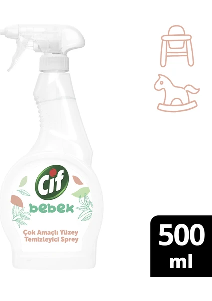 Bebek Çok Amaçlı Yüzey Temizleyici Sprey 500 ml