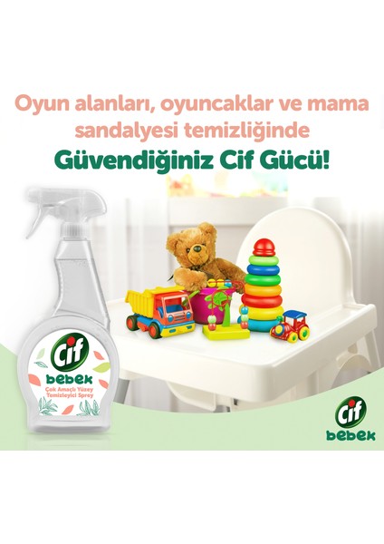 Bebek Çok Amaçlı Yüzey Temizleyici Sprey 500 ml