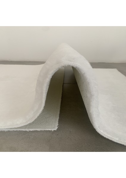 Alanur Rex Puffy Pelüş Salon Halısı Beyaz fiyatları