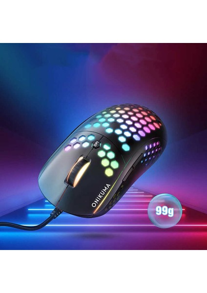 CW903 Rgb Dpı Hız Ayarlı Kablolu Oyuncu Mouse
