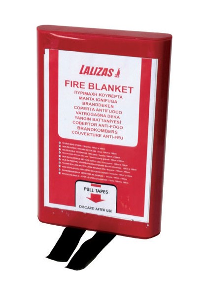 Fire Blanket 100X100CM In A Case Pvc