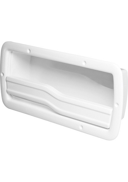 Util.stor. Case, Sidem. W/glass Holder, Right, Wh
