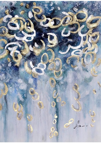 Yağlı Boya Tablo El Yapımı Home In Joy 63CMX83CM