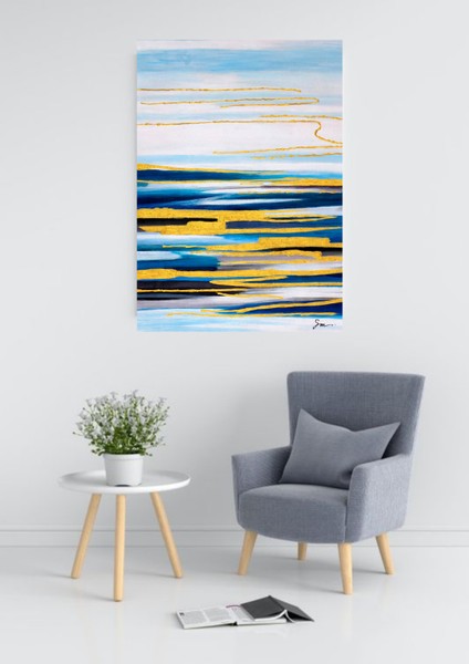 Yağlı Boya Tablo El Yapımı Home In Joy 55CMX74CM fiyatları