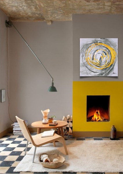 Yağlı Boya Tablo El Yapımı Home In Joy 54CMX54CM fiyatları