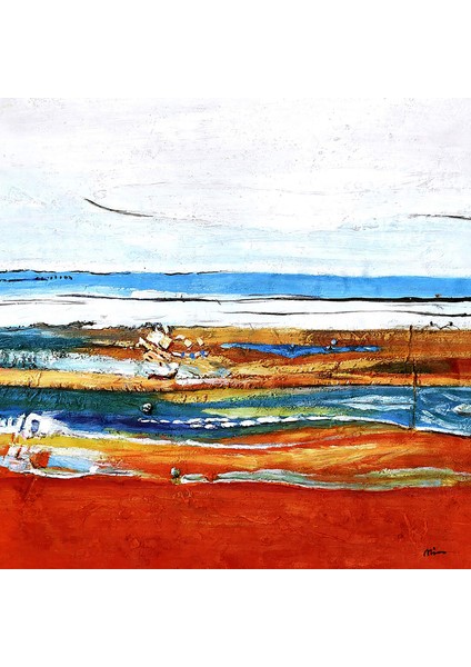 Yağlı Boya Tablo El Yapımı Home In Joy 85CMX85CM