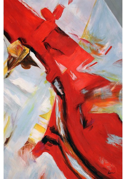 Yağlı Boya Tablo El Yapımı Home In Joy 105CMX75CM