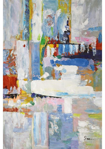 Yağlı Boya Tablo El Yapımı Home In Joy 55CMX75CM