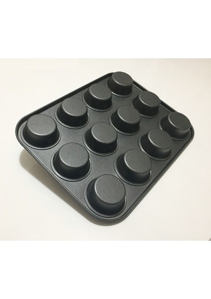 Fame Kitchen 12'li Yapışmaz Teflon Kaplı Muffin Kek Kalıbı