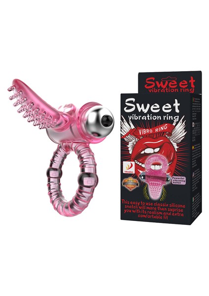 Sweet 10 Titreşimli Penis Halkası Klitoral Mastürbatör Vibratör