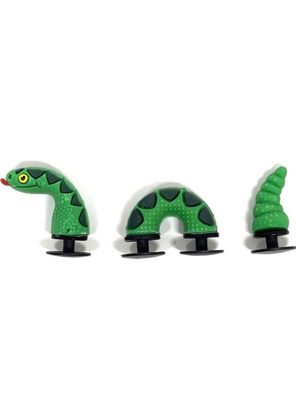 Crocs Terlik Süsü & Renkli Aksesuar 3 Boyutlu 3'lü Jibbitz