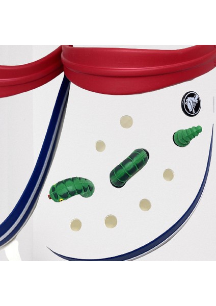 Crocs Terlik Süsü & Renkli Aksesuar 3 Boyutlu 3'lü Jibbitz