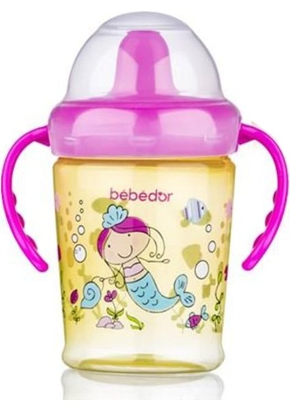 Sert Uçlu Kulplu Alıştırma Bardağı 6+ Ay 270 ml Pembe
