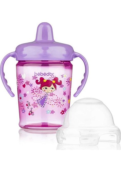 Sert Uçlu Kulplu Alıştırma Bardağı 6+ Ay 270 ml Lila