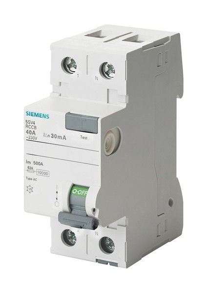 2X40A 30MA Kaçak Akım Rölesi Sıemens