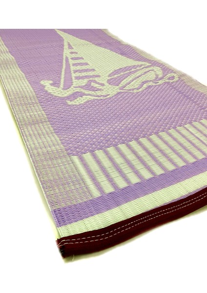 Plaj Hasırı Plastik Kilim Lila Renk 60X150CM fiyatları