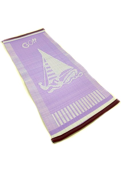 Plaj Hasırı Plastik Kilim Lila Renk 60X150CM modelleri