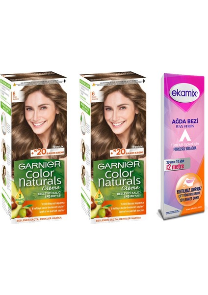 Color Naturals Set Boya 6 Koyu Kumral 2 Adet