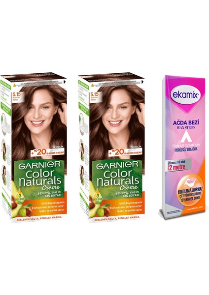 Color Naturals Set Boya 5-15 Kışkırtıcı Kahve 2 Adet