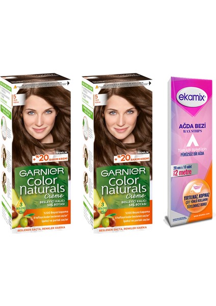 Color Naturals Set Boya 5 Açık Kahve 2 Adet