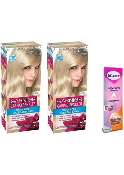 Çarpıcı Renkler Boya 111 Ekstra Açık Gümüş Sarısı 2 Adet
