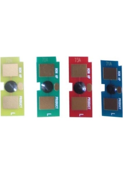 Q2670A 2671 2672 2673 Muadil Chip Cmyk Set 3500 3700 308A 309A