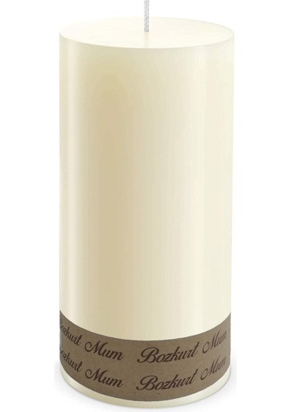 Silindir Mum 10 x 20 cm Boy Dev Büyük Mum