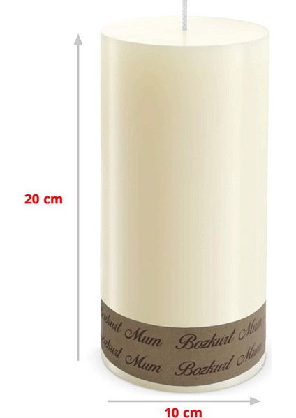 Silindir Mum 10 x 20 cm Boy Dev Büyük Mum fiyatları
