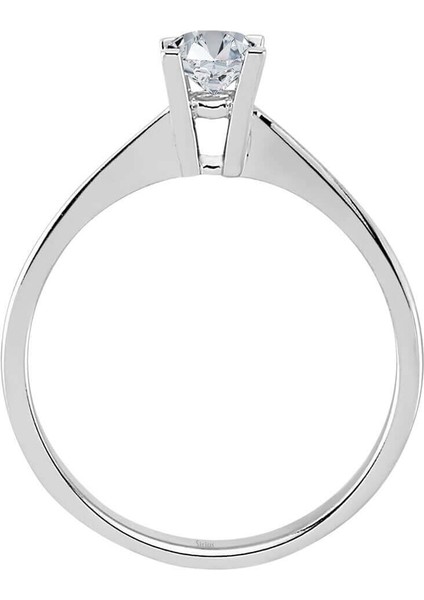 F Renk 0,50 Karat Pırlanta Tektaş Yüzük 0404R0181 modelleri