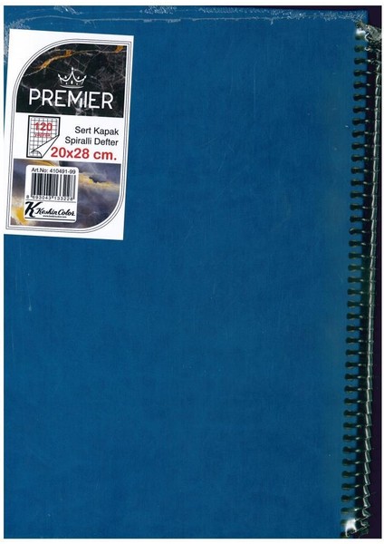 Kareli Spiralli Sert Kapak Premier Defter 120 Yaprak 20 x 28 cm fiyatları